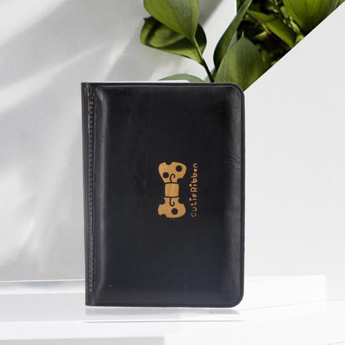 Cute bow card holder pvc card holder open printed ID card holder e-commerce small gift wholesale