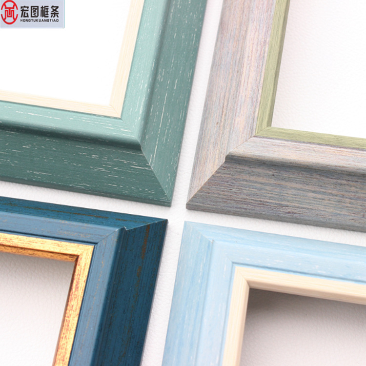 廠家直銷PS發泡框條線條實木裝飾油畫照片牆影樓兒童 532