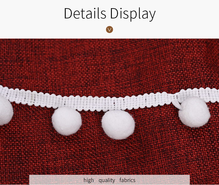 Christmas Howe Bei Christmas Decorations White Ball Ring  Tree Dress Red Hair Ball Tree Dress Tree Bottom Dress Atmosphere Layout_voghion.com