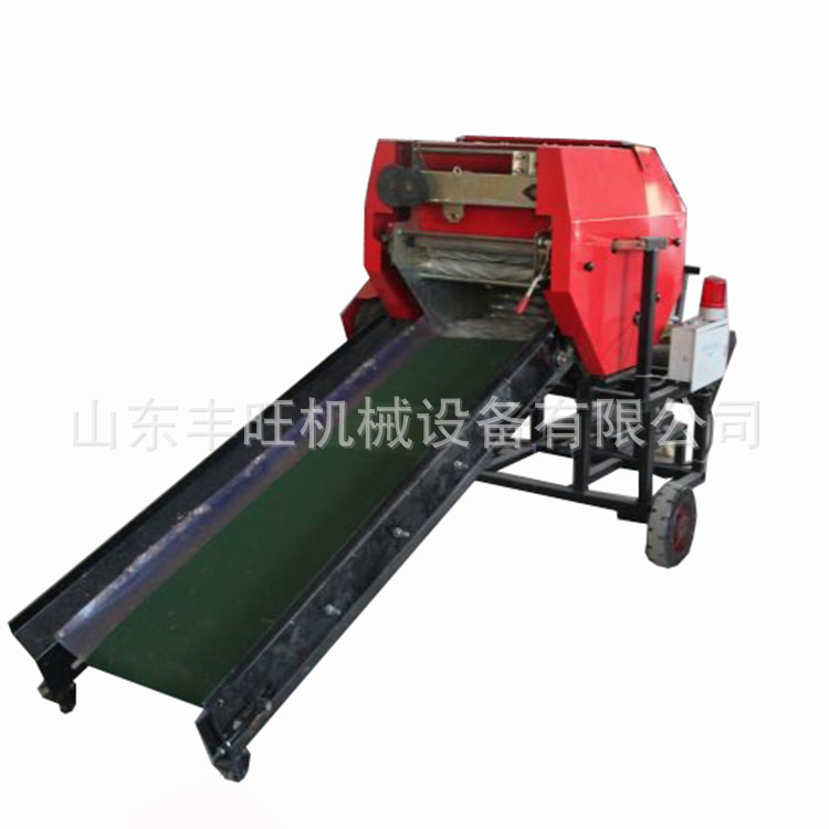 养殖饲料青储打包机 玉米秸秆牧草发酵打捆包膜机 青贮打捆机