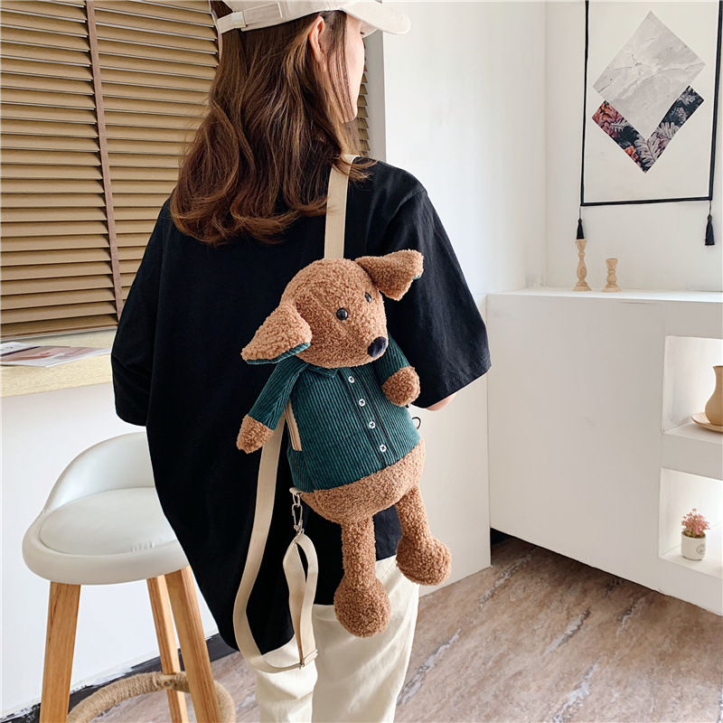 Bag Net Red Cartoon Backpack children Plush Toys lovely animal knapsack High-capacity Manufactor Direct selling