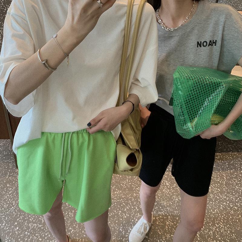 [13] Summer 2022 New Joker High Waist Wide Leg Pants Korean Casual Loose Sports Shorts Women