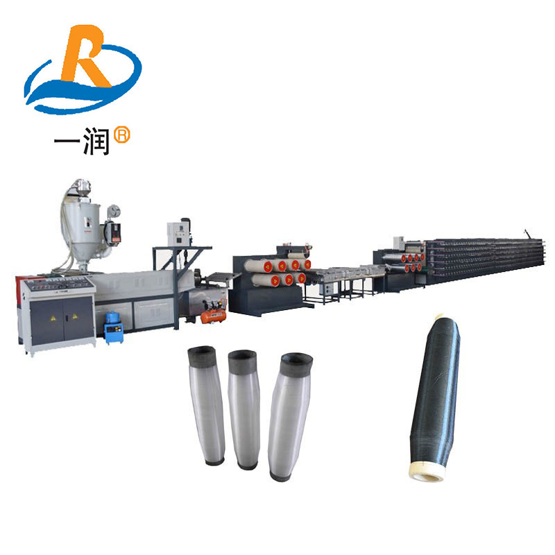 莱州一润机械防雹防虫网塑料圆丝单丝安全防护网密目网拉丝机械