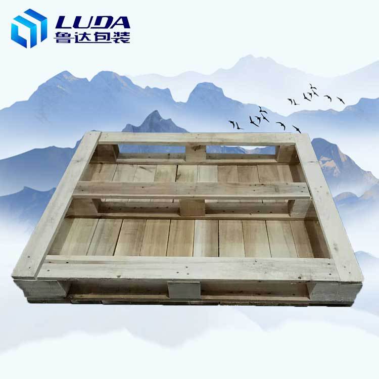 仓库木卡板物流地台板熏蒸木托盘出口叉车托盘厂家供应中标托盘