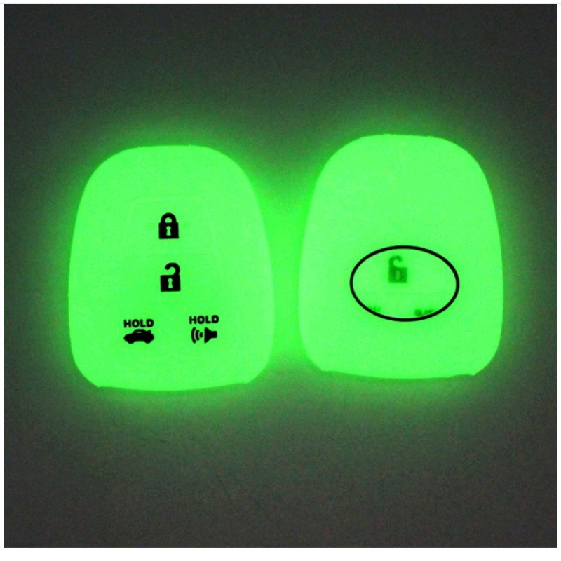 Car Key Silicone Cover Suitable for Toyota Remote Control Sheath Silicone Key Bag Car Remote Control Bag Cover