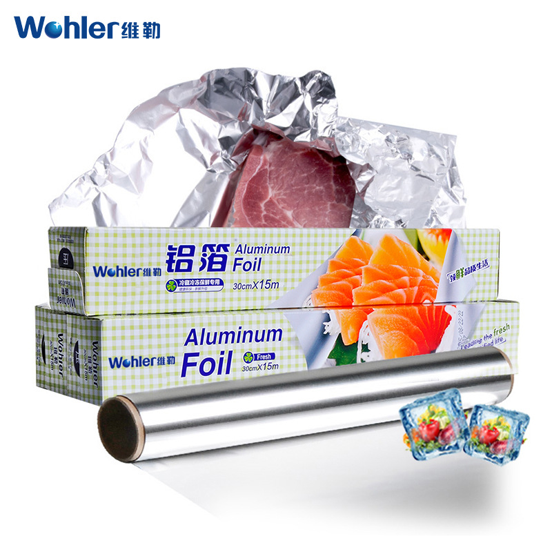 [ 15 Extension wholesale Vhailor tinfoil oven baking tinfoil aluminum foil barbecue tinfoil customized