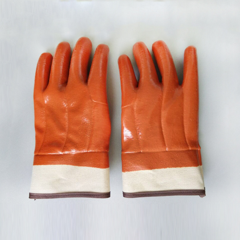 顺兴低温防护手套PVC光面海绵复合布袖口内衬手套防寒保暖手套