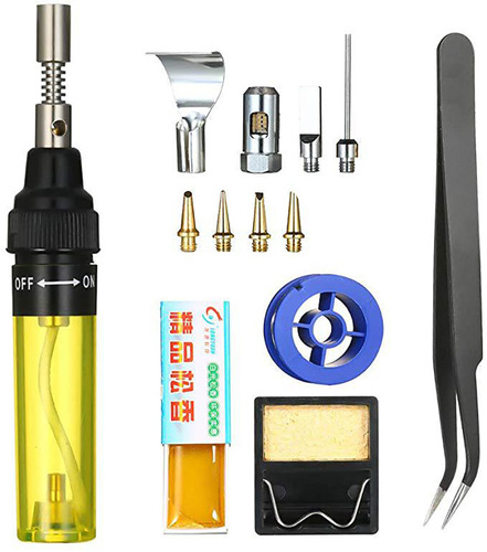 Wholesale pen type gas soldering iron 3 in 1 gas soldering iron 13 piece set multifunctional gas soldering iron cross border set