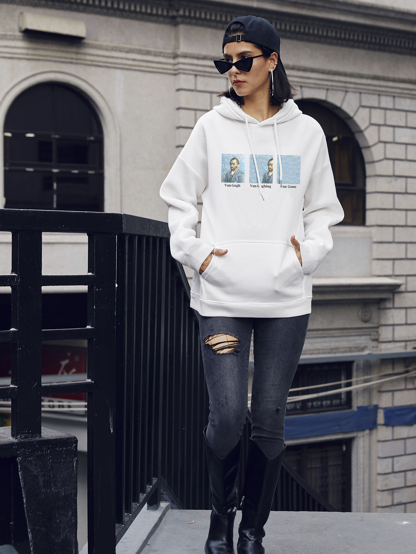 autumn and winter women s street casual hooded sweater NSSN1872