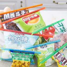 厂家现货批发茶叶袋12cm密封棒防漏保鲜棒塑料封口夹量大从优