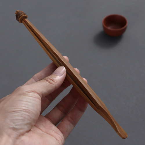 Handmade non-slip and anti-scalding bamboo tea clips, teacup tweezers, Kung Fu tea Liujunzi accessories, factory direct sales and dropshipping