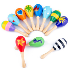 Baby Sand Hammer Toddler Early Education Music Percussion Instrument Sand Ball Children Rattles Grasp Tracking Tracking Training Toy