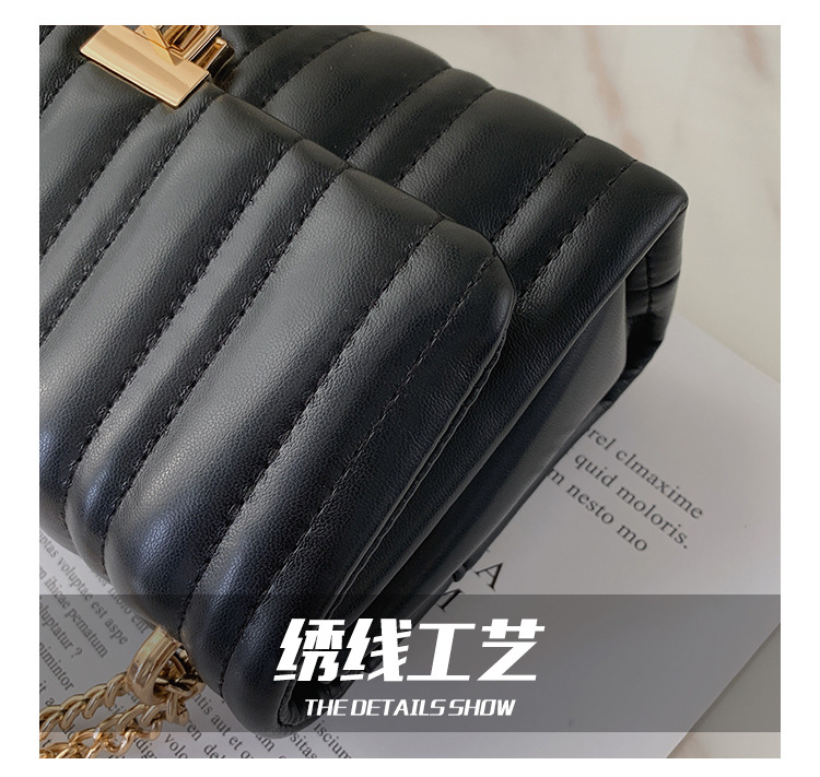 New Trendy Korean Wild One-shoulder Messenger Fashion Chain Small Bag display picture 22