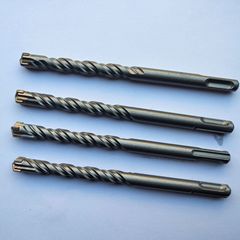 Square and round handle alloy concrete cement impact drill electric drill bit hole puncher multi-functional cross electric hammer drill bit through the wall