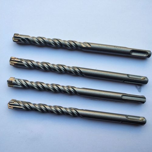 Square and round handle alloy concrete cement impact drill electric drill bit hole puncher multi-functional cross electric hammer drill bit through the wall