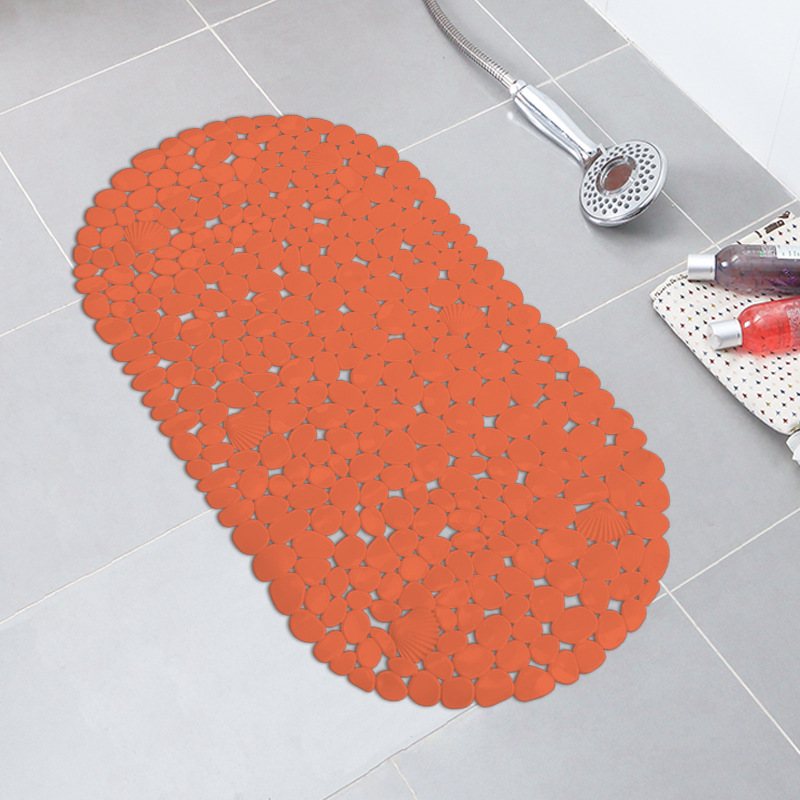 Baño antideslizante alfombra de baño de PVC cuarto de baño ducha ventosa alfombra de piso bañera antideslizante alfombra de baño liso de color sólido estera