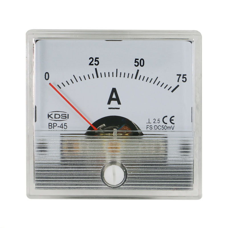 指针式直流电流表头 安培表BP-45 DC75A 接分流器