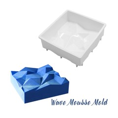French-style dessert mold, Italian-style single rock mousse mold DIY baking silicone mold, cross-border e-commerce specialty