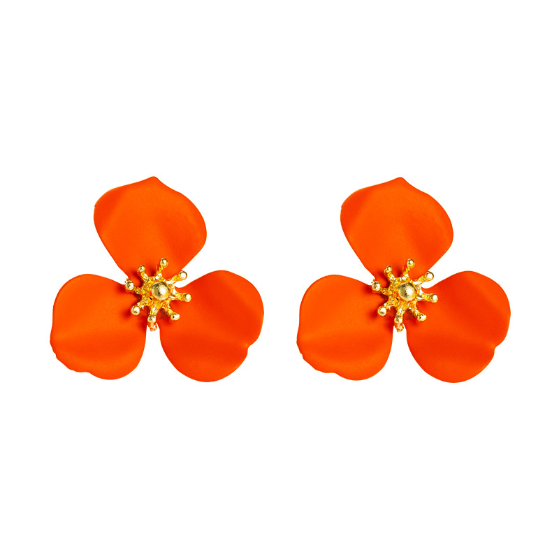 Fashion Exquisite Flower Alloy Earrings display picture 10
