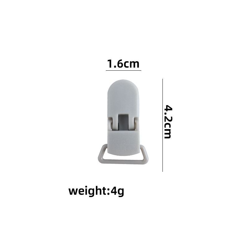 DIY joyería bebé molar mordedor accesorios bebé calmante plástico chupete cadena clip plano Multi-propósito anti-gota clip