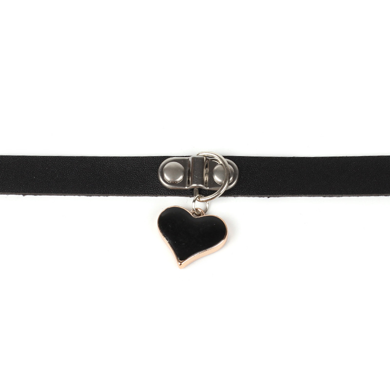 Fashion Heart Shape Pu Leather Women's Choker display picture 22