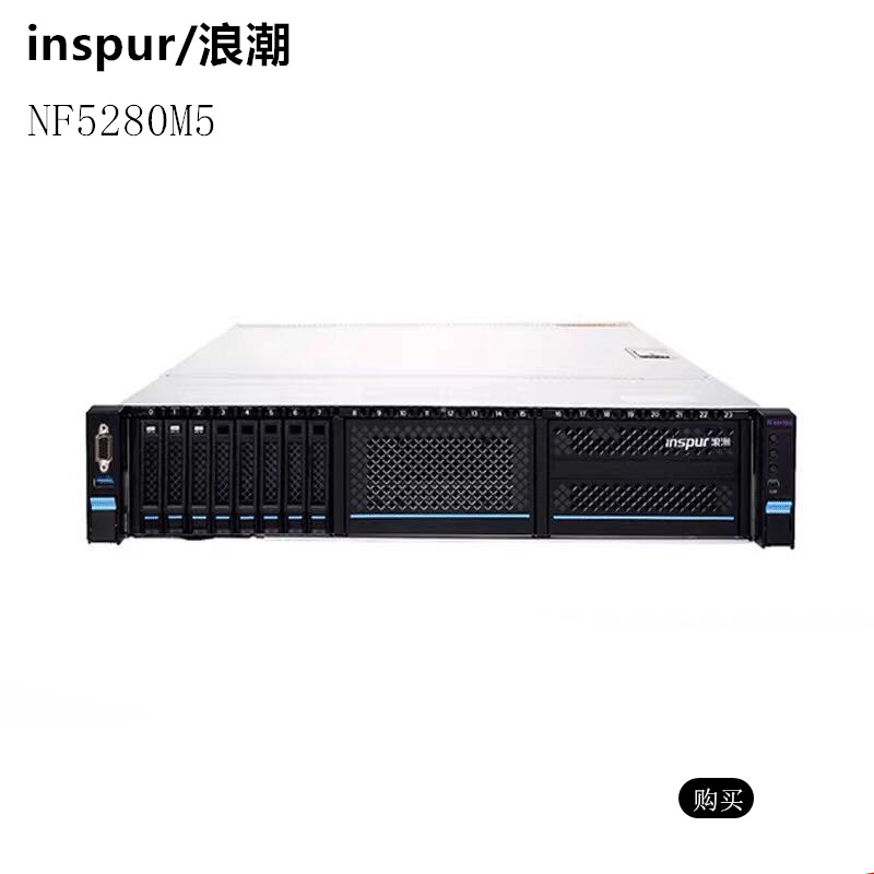 浪潮 INSPUR NF5280M5 2U双路机架服务器主机5218 64G 4*8T双电|ru