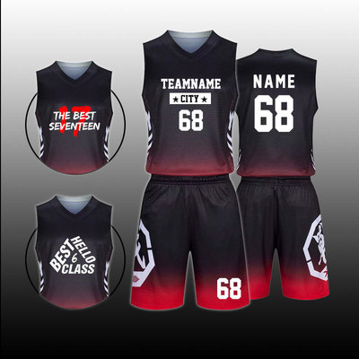 Basketball clothes suit diy customized men and women student summer match train Sports vest nba Jersey Jersey Printing