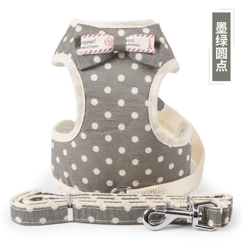 蝴蝶结韩版宠物胸背衣14