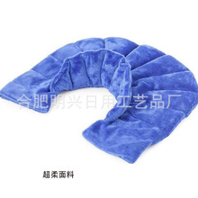 冷热敷枕 U型枕 冷热敷枕 亚麻籽 荞麦 粘土粒 薰衣草枕 厂家批发