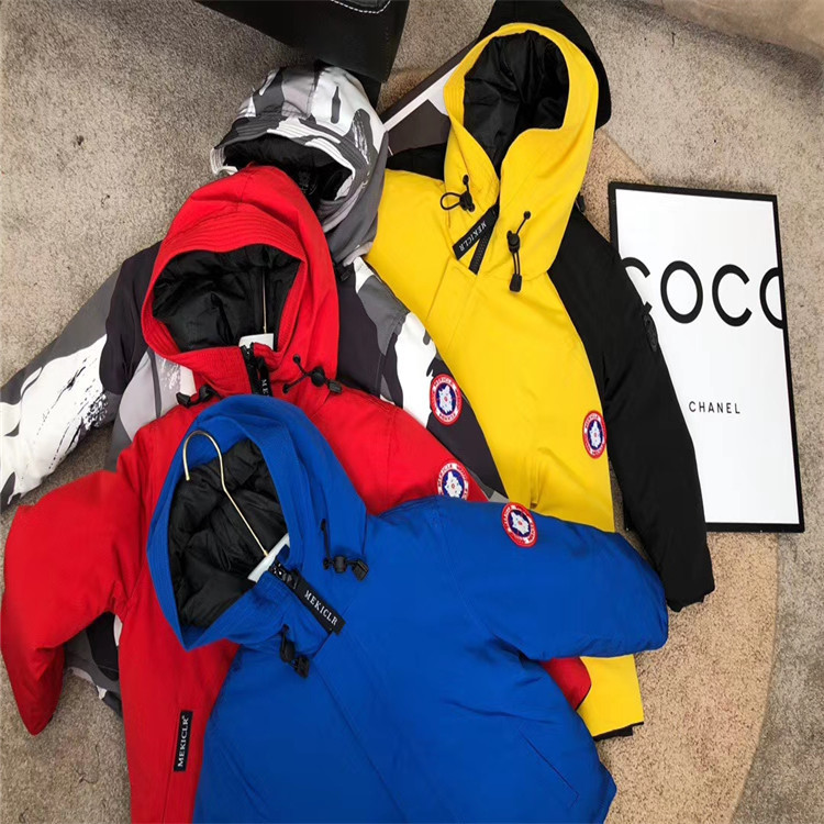 新款童裝羽絨服大鵝小鵝同款防風防水加厚外套連帽男女童時尚保暖