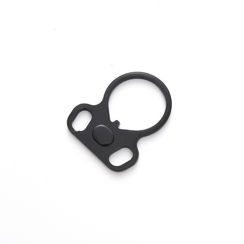 Cross-border hot selling flat bottom double ring strap ring piece fixed strap rope connecting ring strap ring 2 hole connecting buckle