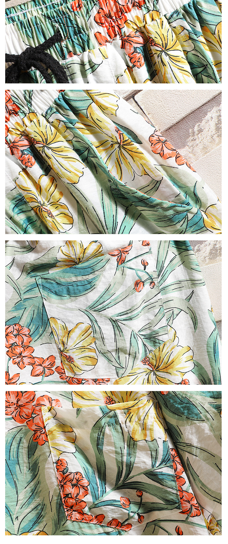 Printing Pattern Summer Season Men's Gender Hawaiian, Bohemian Style Men's Printing Shorts Sets Men's Clothing