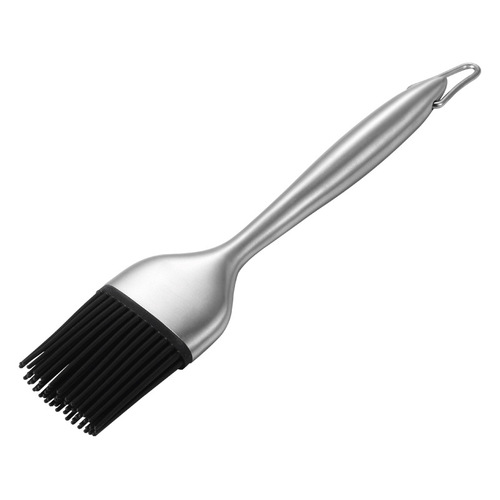 304 stainless steel oil brush kitchen pancake high temperature resistant silicone brush barbecue lint-free pancake brush creative