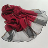 Colored silk woolen scarf, cloak, 2022 collection, Korean style, sun protection