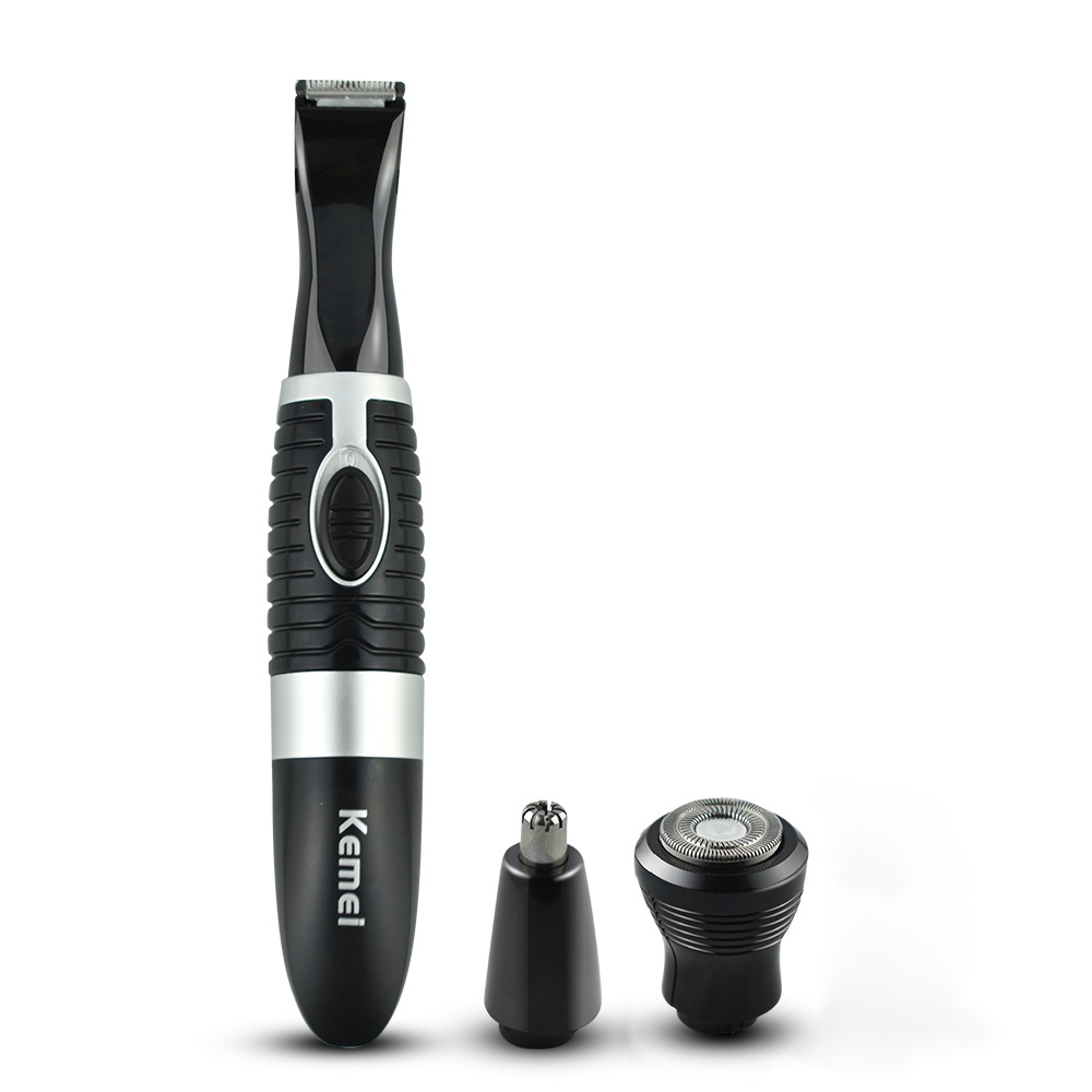 外贸出口新款KEMEI KM-PG500多功能理发器鼻毛器修眉刀3合1剃毛器