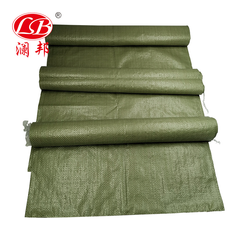 澜邦灰色中厚塑料编织袋物流打包快递袋 建筑垃圾包装袋