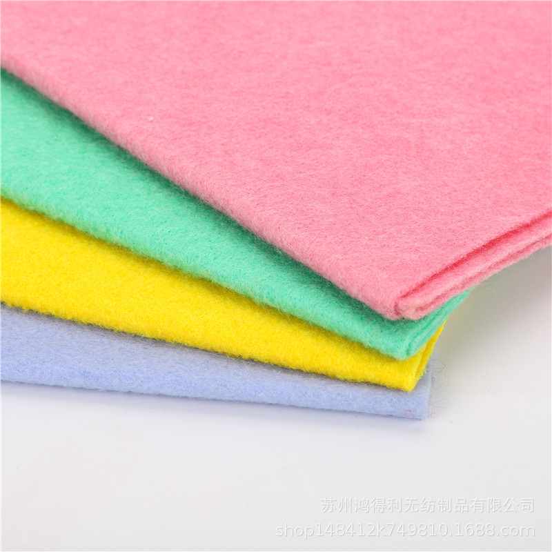 【彩色抹布】大量批发厨房清洁擦拭洗碗家庭用吸水不沾油彩色抹布