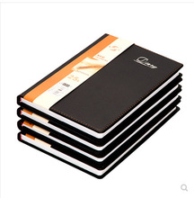 申士黑面皮本A4B5A5办公笔记本文具商务记事本皮面加厚日记笔记本