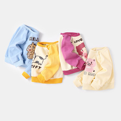 Baby Sweatshirt Spring and Autumn Fashion Children's Girls New Pure Cotton Clothes Baby Top 0 Years Old 1-3 Months Boys Little Kid 