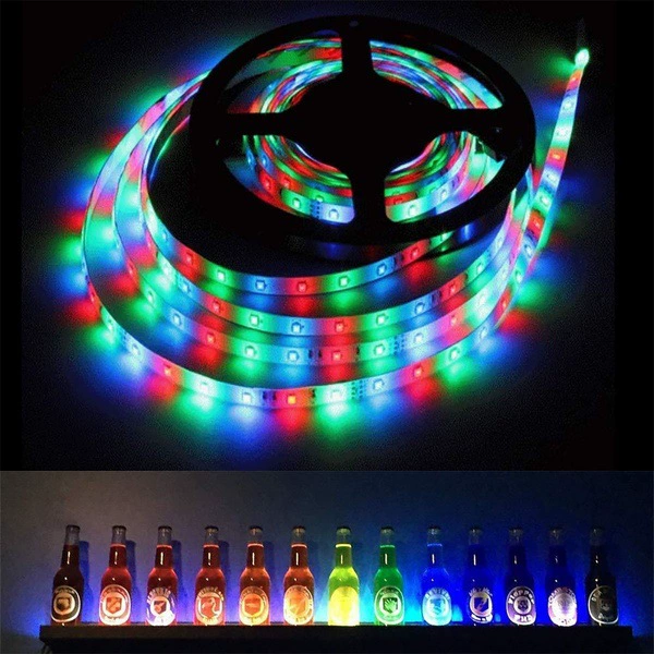 Светодиодная лента (LED3528RGB) Bluetooth-пульт управления музыкой, набор светодиодной ленты с цветом RGB, варианты 5/10/20 м