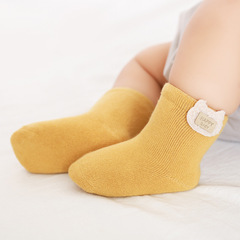 Newborn Baby Socks Fall/Winter Cuff Thicken Cartoon Accessory Baby Socks Loose Mouth Cute Cotton Socks for 2020