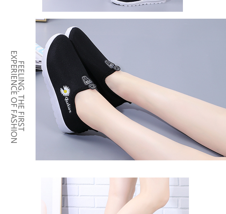 Ladies Athletic Shoes Tennis Shoes Sneakers Fabric Lightweight Footgear_voghion.com