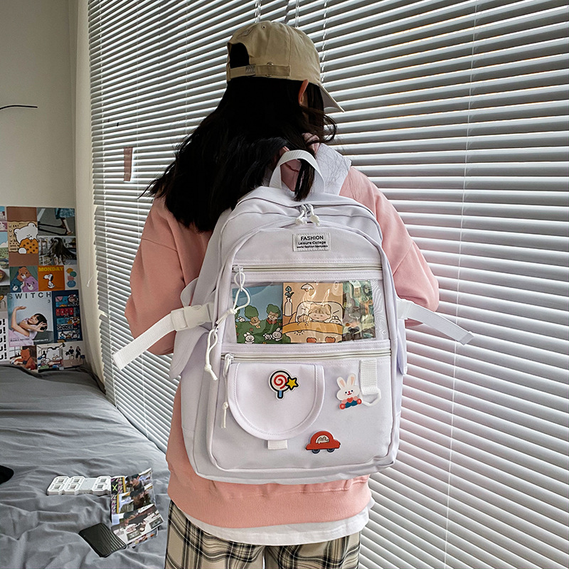 Cute Transparent Funny Soft Backpack display picture 127