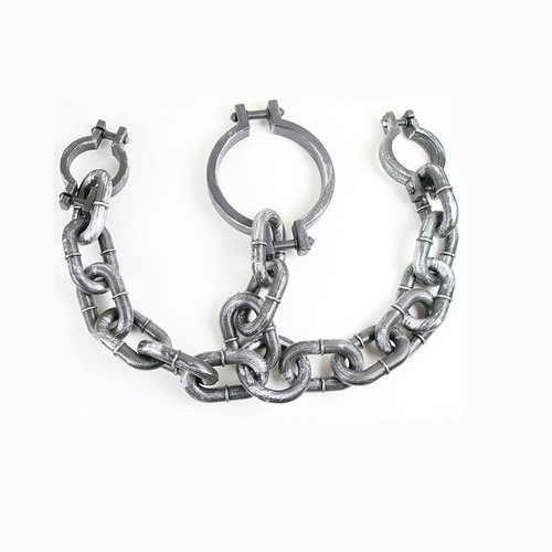 Halloween performance supplies plastic simulation chain prisoner chain bar party decoration haunted house props