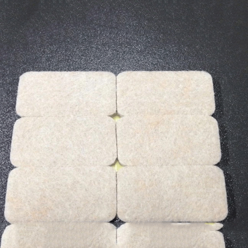 厂家供应 毛毡垫 自粘毛毡垫 家具桌椅脚垫 毛毡保护垫 批发定制