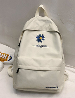 2020 nueva mochila de estudiante estilo coreano Daisy mochila versátil de gran capacidad mochila de viaje coreana suministro de mercado nocturno