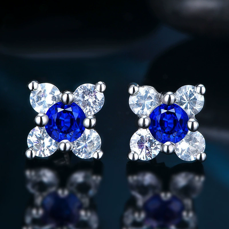 臻荣 Zirconium, серьги, Aliexpress, цветы, европейский стиль