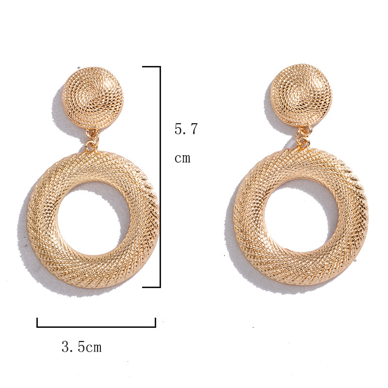 Simple Irregular Geometric Earrings display picture 1