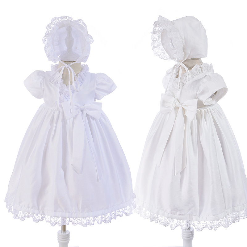 107-Baby Dress Baby Wine Wedding Dress Palace Style Girl Dress Princess Dress suit Long Robe