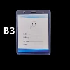B3 (vertical 9.5*12.5cm)